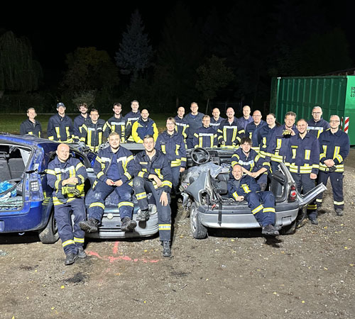 Ausbildung mit der Feuerwehr Mittenwalde