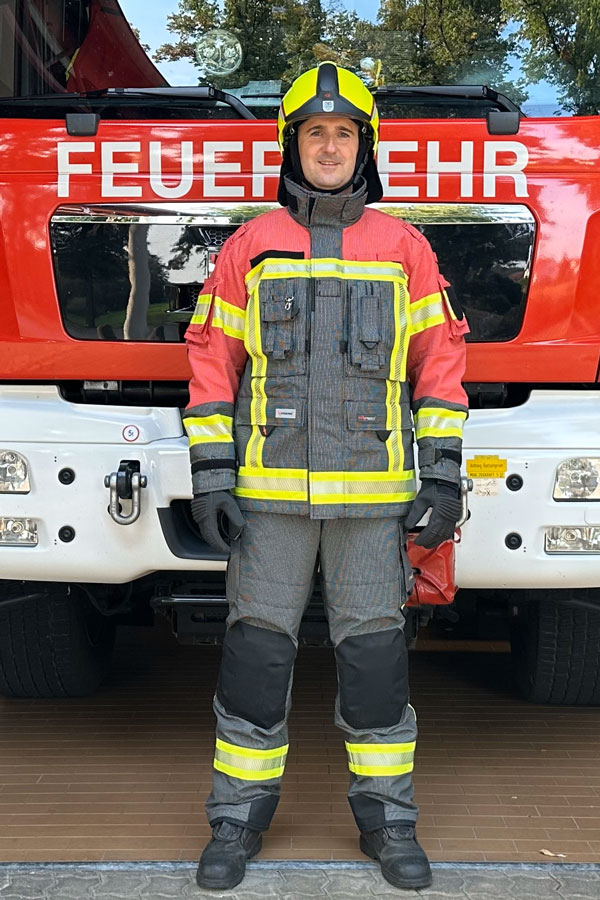 Schutzausrüstung für den Brandeinsatz