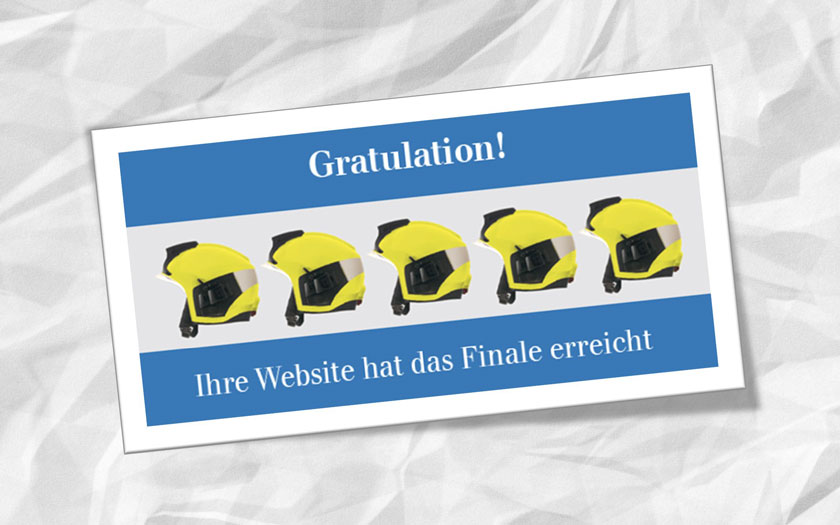 Wahnsinn! Zum zweiten Mal in Folge schafften wir es mit unserer Homepage unter die Top 20