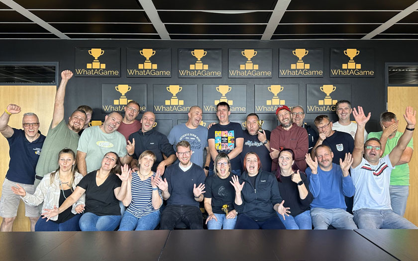 Gruppenfoto von unserem Teamevent am Kameradschaftstag