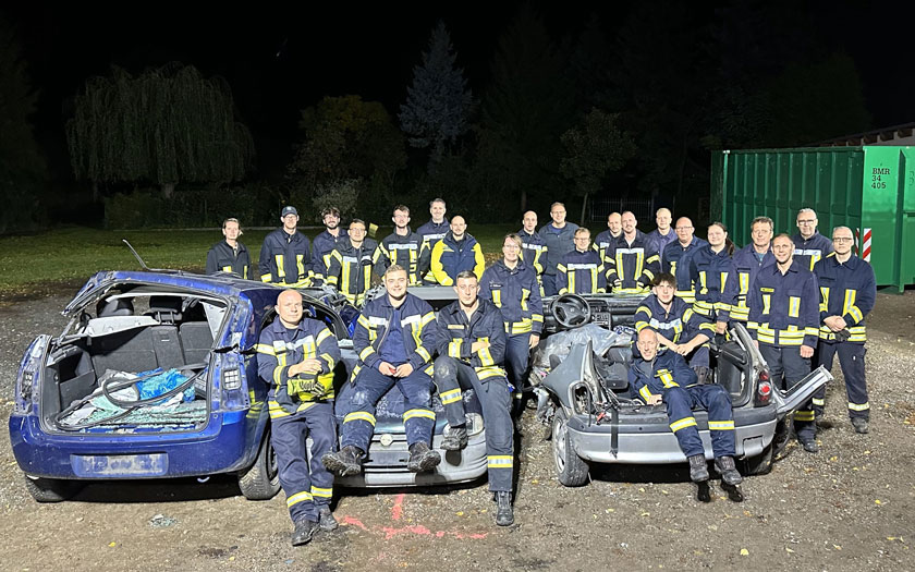 Gruppenfoto zum Abschluss unserer gemeinsamen Ausbildung