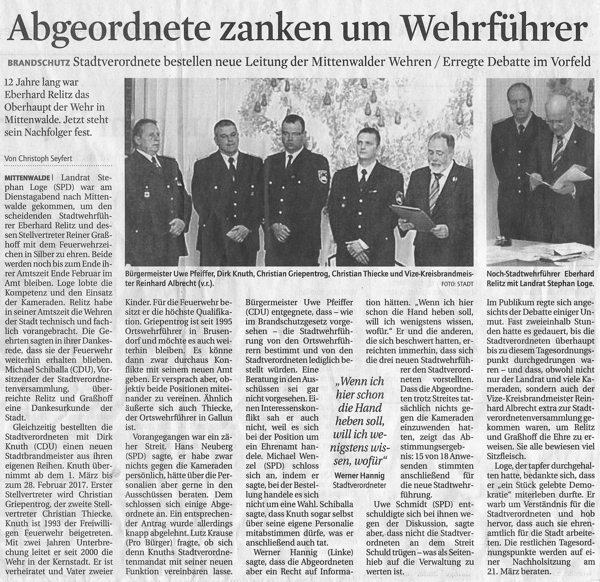 Zeitungsartikel © Märkische Allgemeine